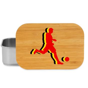 Fussball Belgien Fan Belgium Soccer - Boîte à goûter - argent - Devant