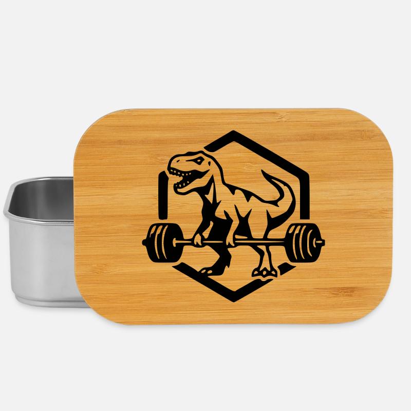 T-Rex - Lunch Box - silver