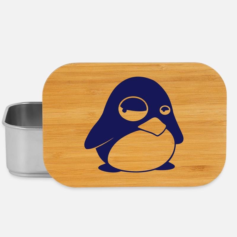 TUX Penguin, LINUX v2.0 - Boîte à goûter - argent
