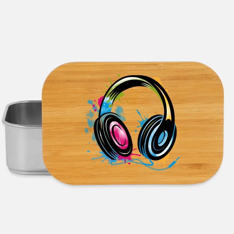 Un Casque Graffiti - Boîte à goûter - argent