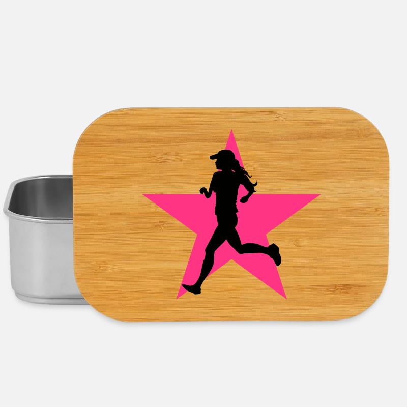 Course à Pied / Running / Jogging / Coureur - Boîte à goûter - argent