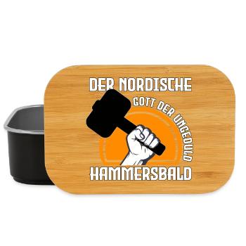 Nordischer Gott der Ungeduld - Lunch Box - Schwarz - Vorne