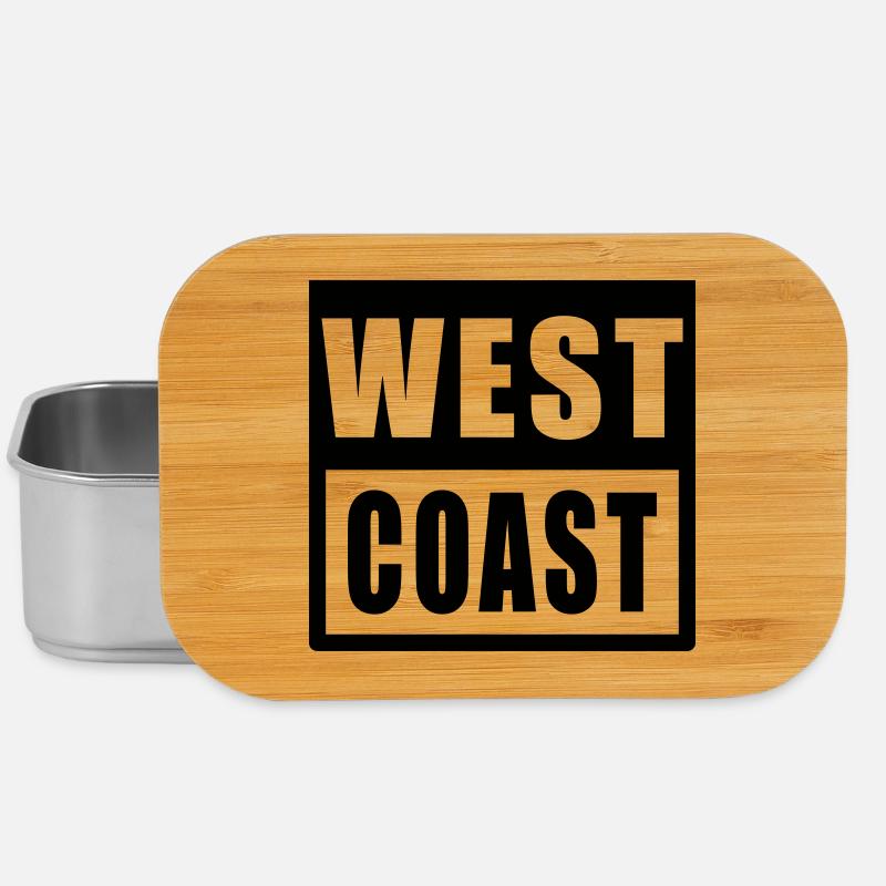 West Coast Design Hip Hop - Boîte à goûter - argent