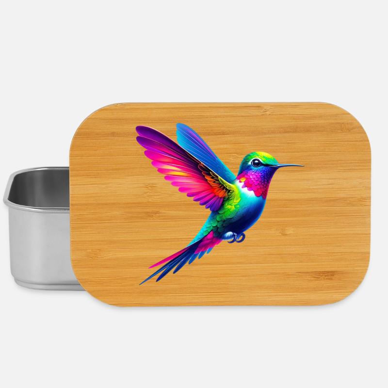 Kolibri - Lunch Box - Silber