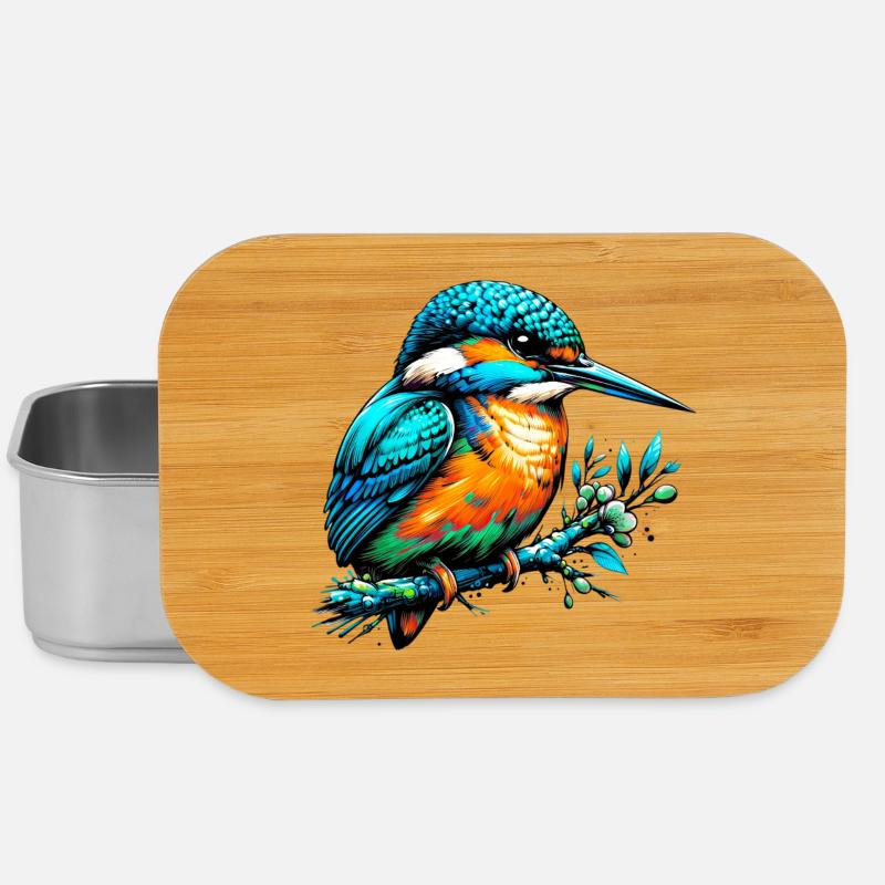 Eisvogel - Lunch Box - Silber