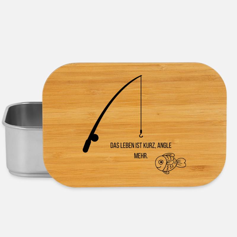 Life is short angle more - Lunch Box - silver