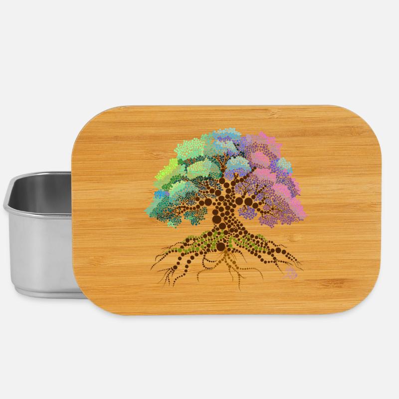 Arbre - Boîte à goûter - argent