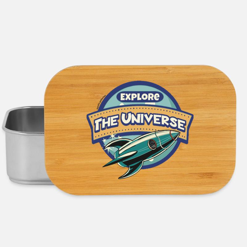 Space Explorer - Explore the Universe - Lunch Box - silver