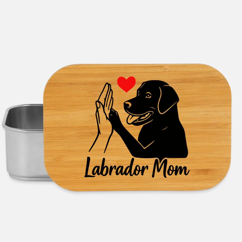Labrador Mom - Lunch Box - Silber