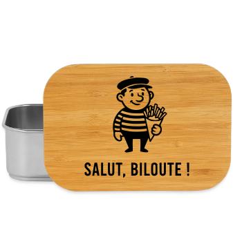Hallo biloute - Lunch Box - Silber - Vorne