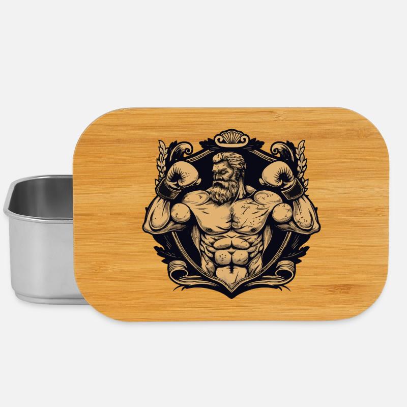 Fighter Boxer MMA - Lunch Box - silver