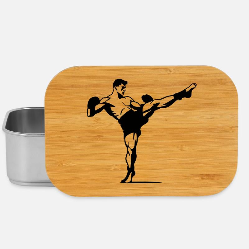 Kickboxen - Lunch Box - Silber