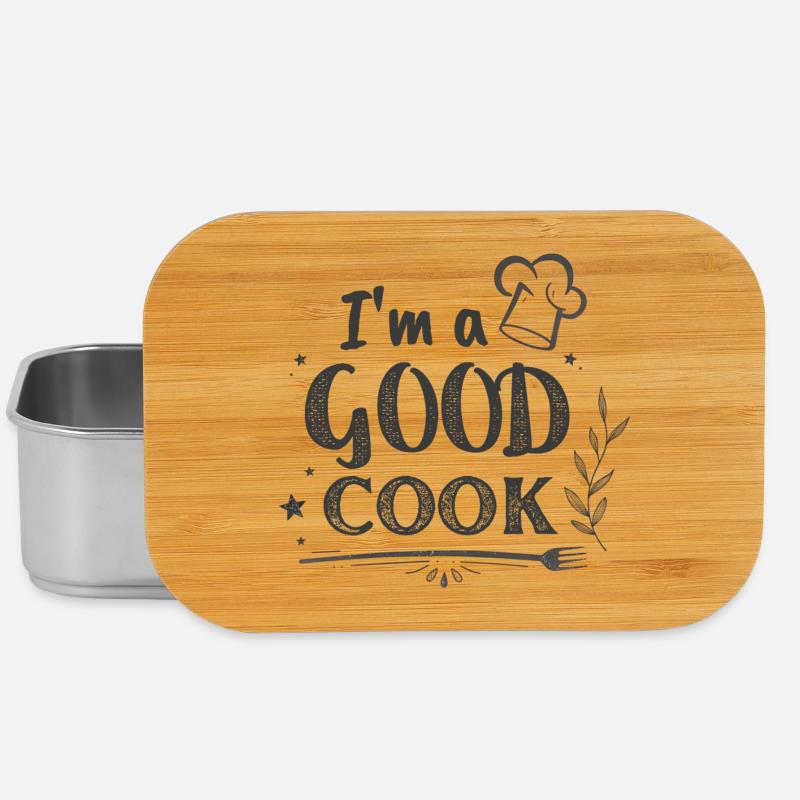 Im a GOOD COOK Chef Chalk - Lunch Box - silver