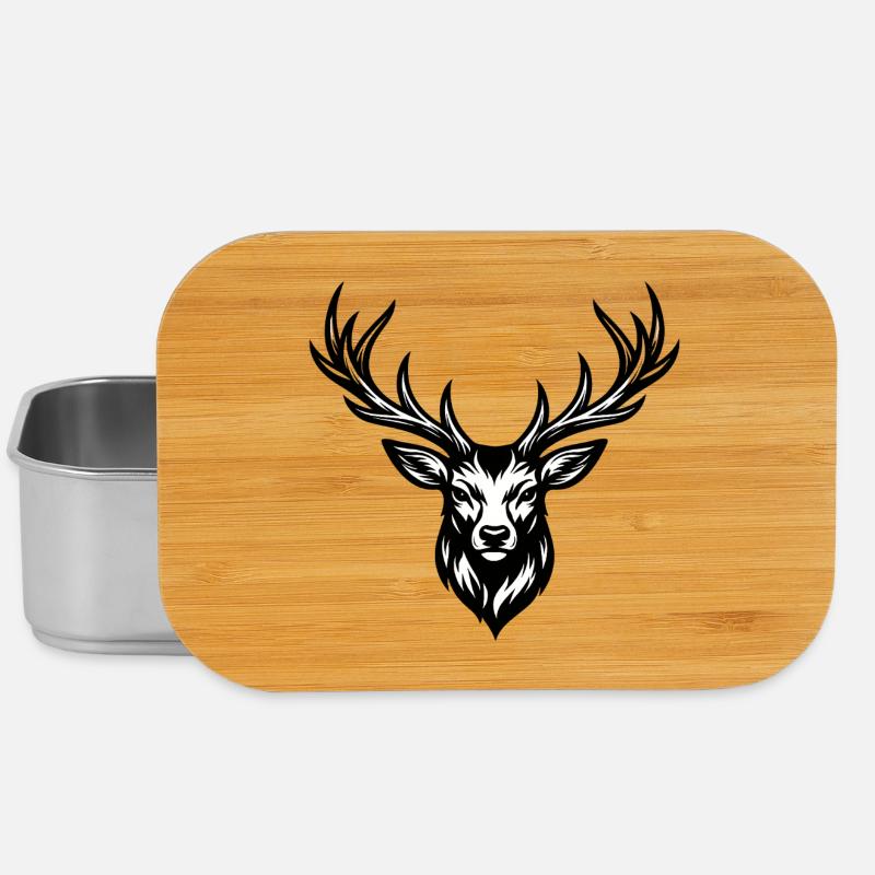 Clasic deer desing - Lunch Box - silver