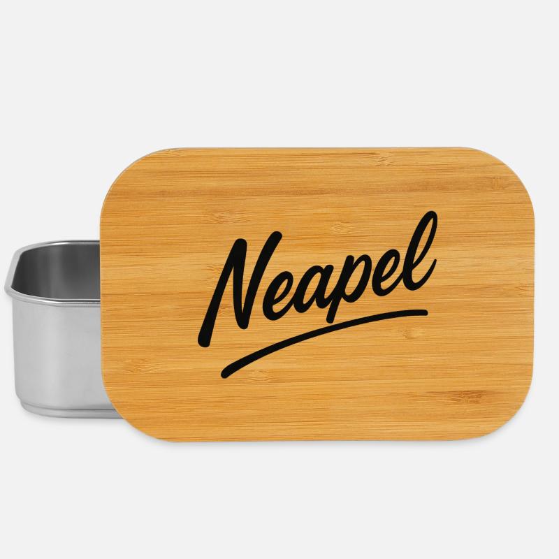 Lettrage en écriture Naples - Boîte à goûter - argent