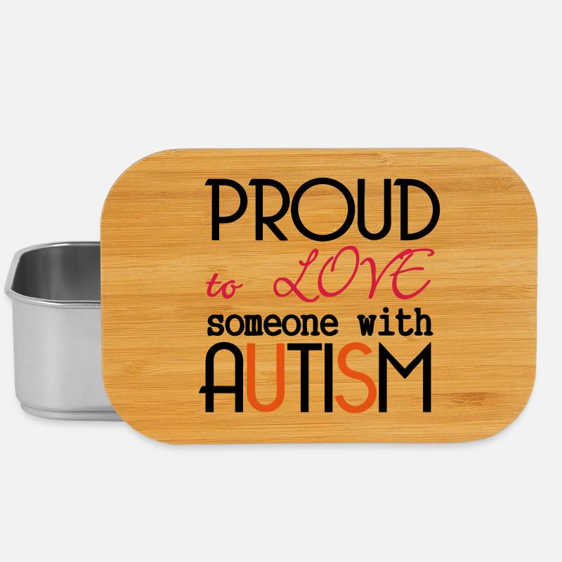 Love someone with Autism - Lunch Box - silver
