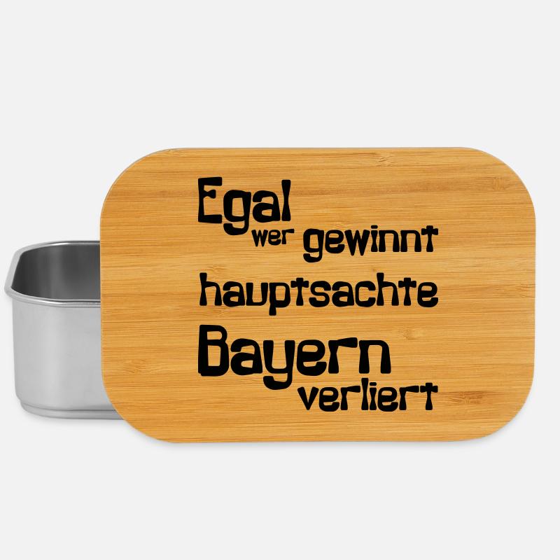Egal wer gewinnt, hauptsache Bayern verliert - Lunch Box - Silber
