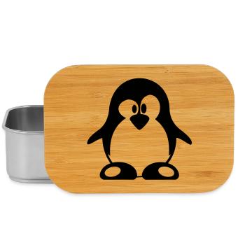 pinguin - Lunch Box - Silber - Vorne