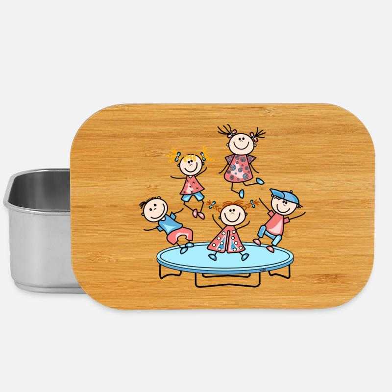 Trampolin - Lunch Box - Silber