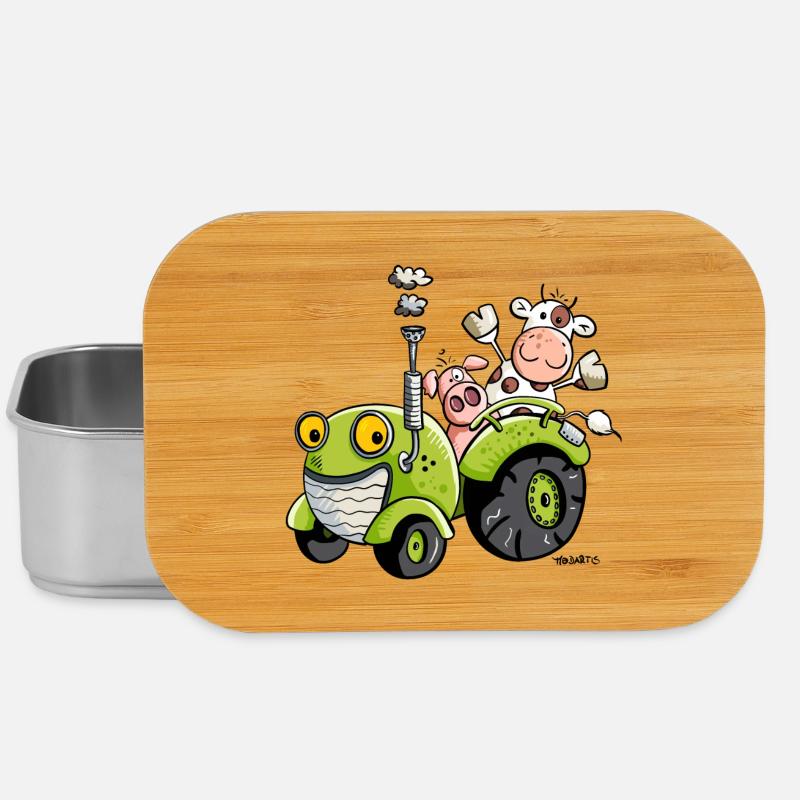 Mignon Tracteur - Boîte à goûter - argent