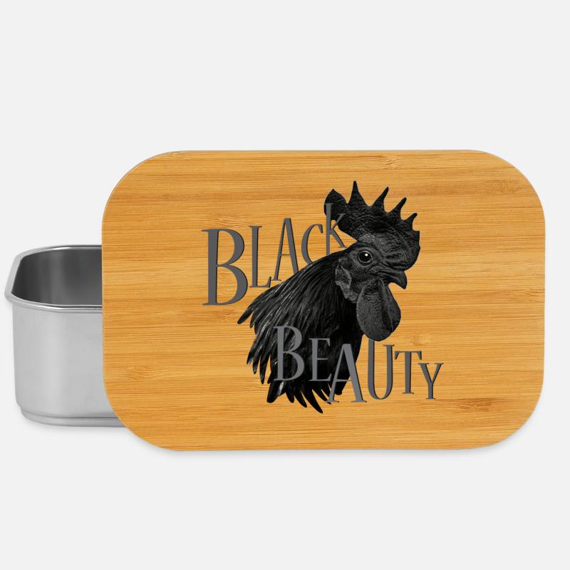 Black Beauty - Lunch Box - Silber