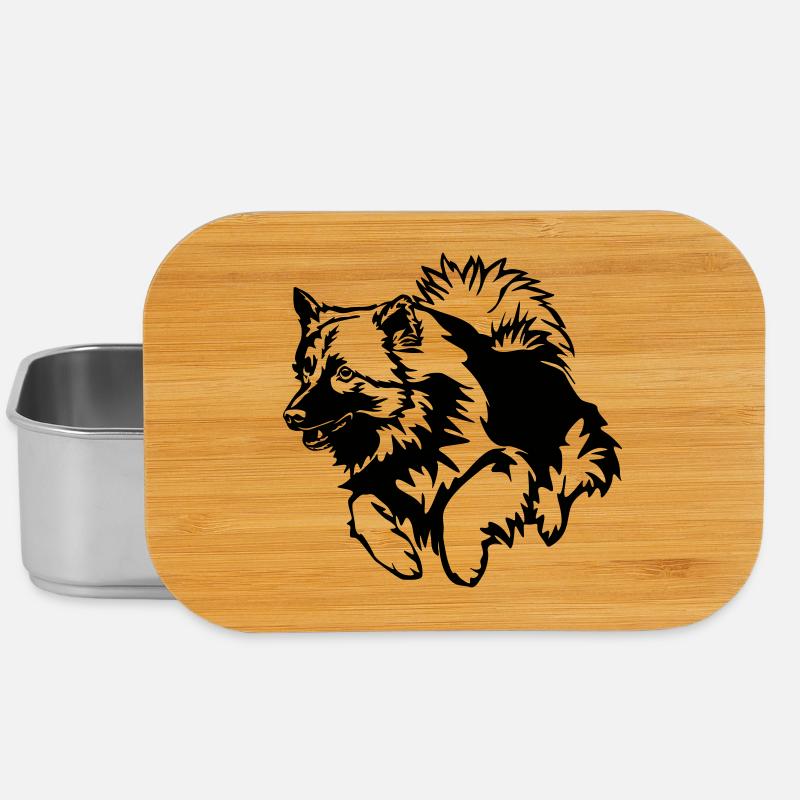 Wolfsspitz - Lunch Box - Silber