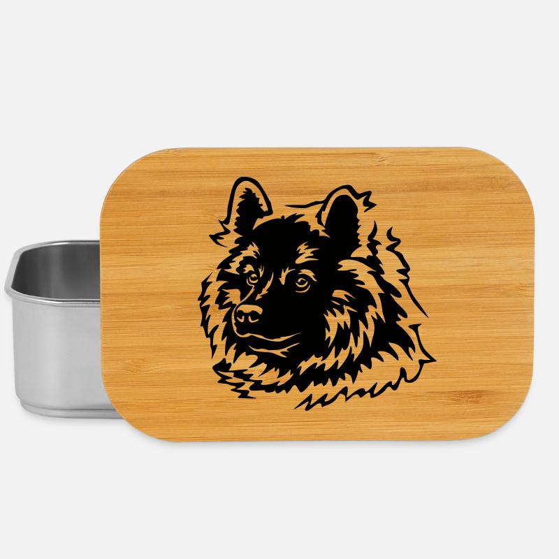 Eurasier Kopf - Lunch Box - Silber