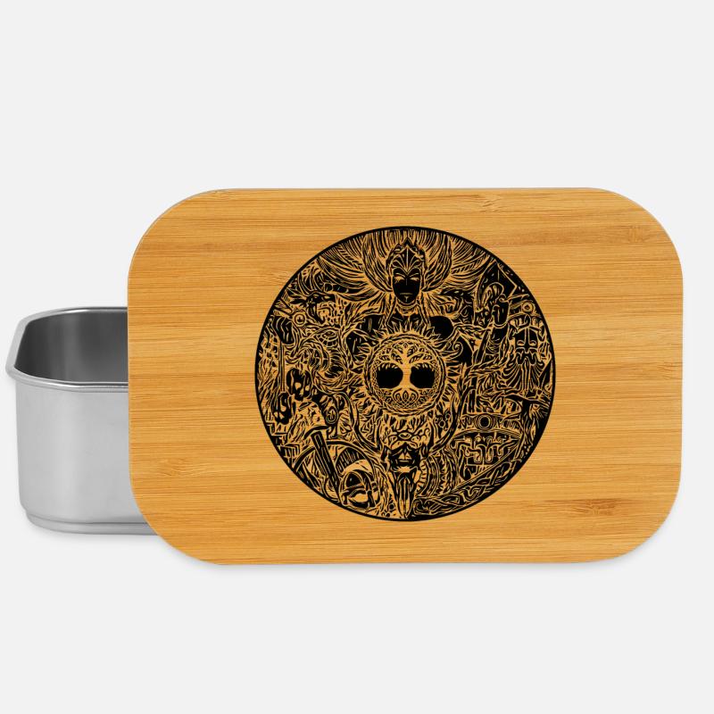 Wikinger-Schild - Walküre - Valkyrie - Lunch Box - Silber