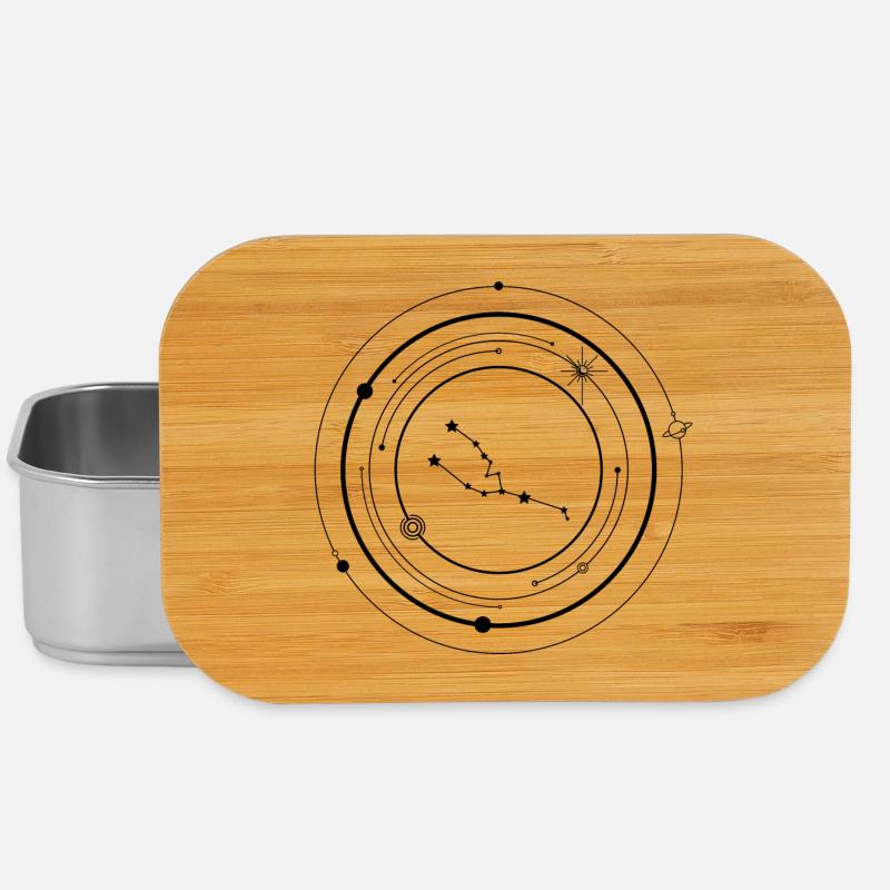 Midnight Ink Starburst - Lunch Box - silver