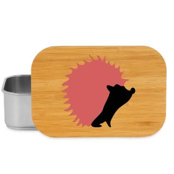 Herbst Igel - Lunch Box - Silber - Vorne