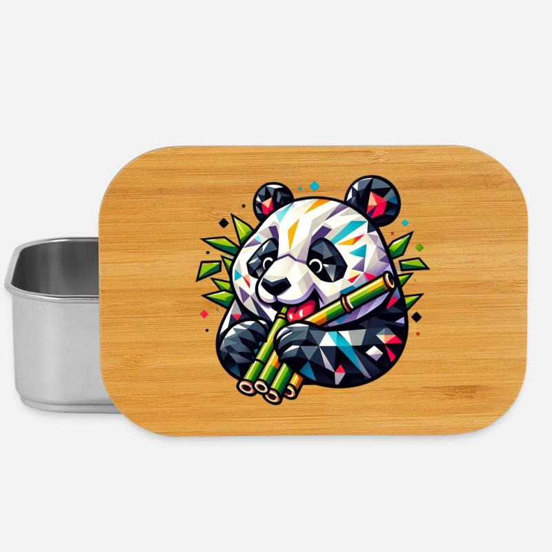 Panda - Lunch Box - Silber