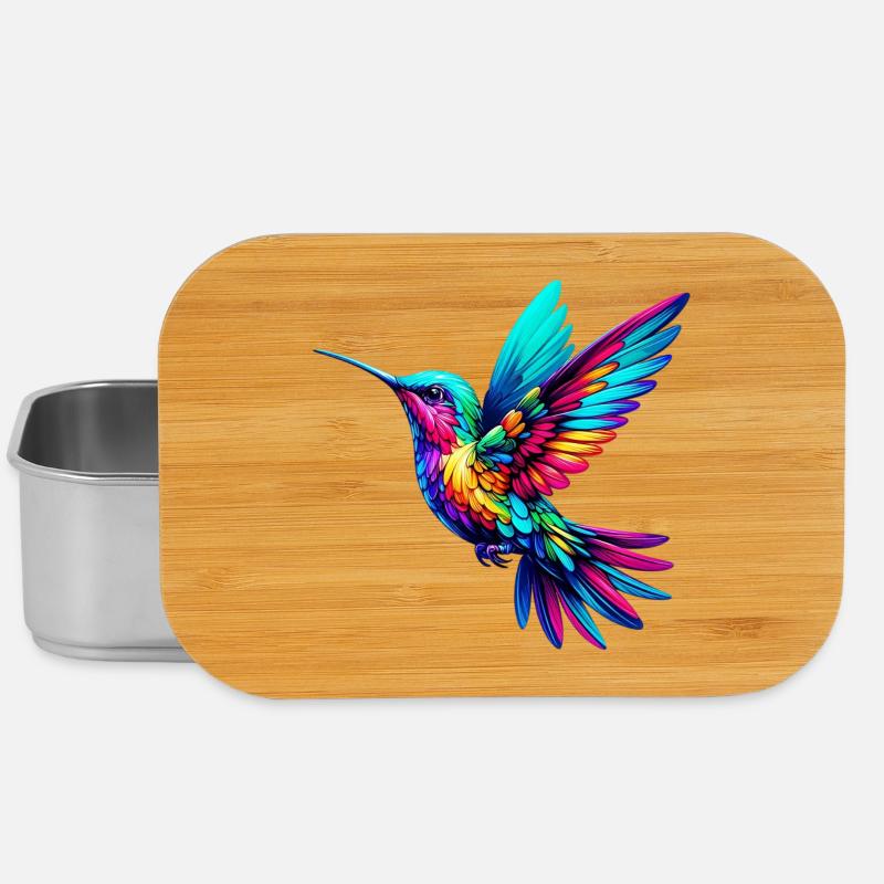 Kolibri - Lunch Box - Silber