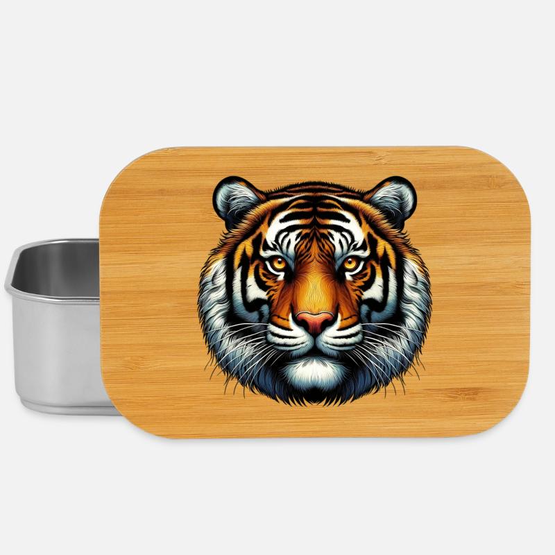 Tiger - Lunch Box - Silber