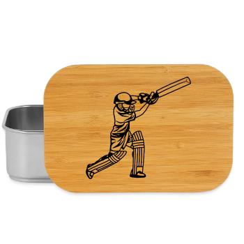 Cricket Boy - Lunch Box - silver - Front