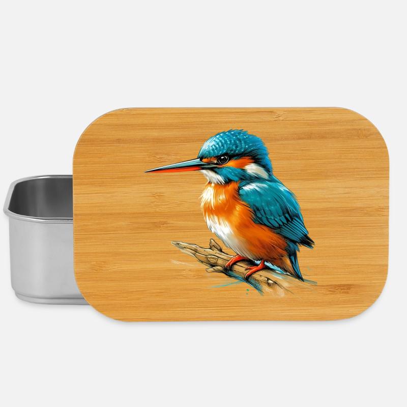 Eisvogel - Lunch Box - Silber