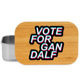 Election, Vote For, America - Lunch Box - silver - Front