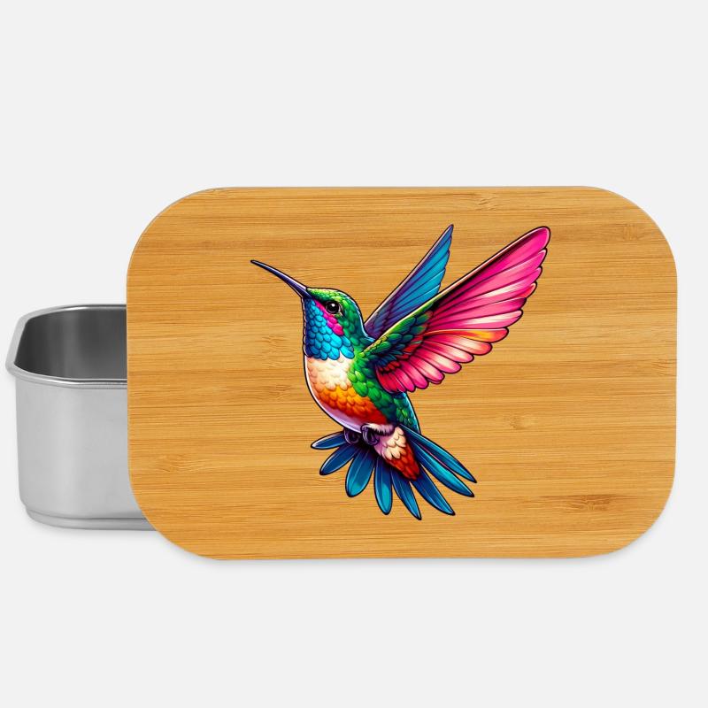 Kolibri - Lunch Box - Silber