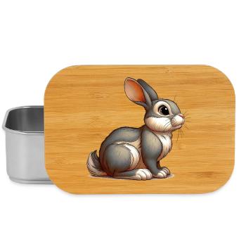 Rabbit - Lunch Box - silver - Front