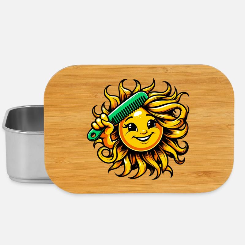 Sonne - Lunch Box - Silber
