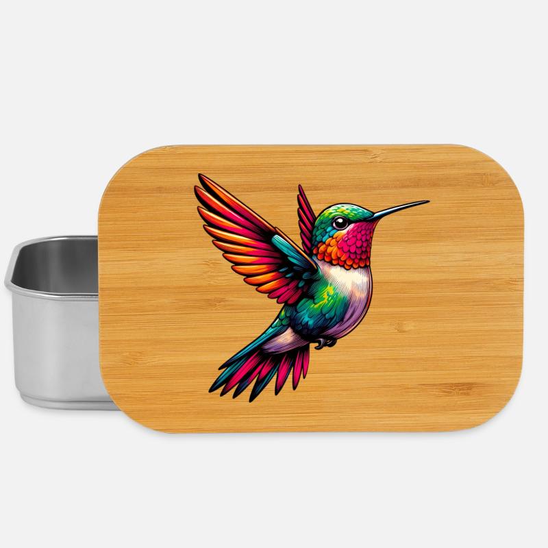 Kolibri - Lunch Box - Silber