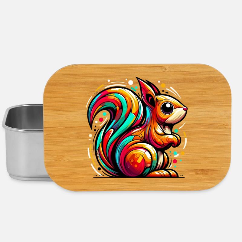 Eichhörnchen - Lunch Box - Silber