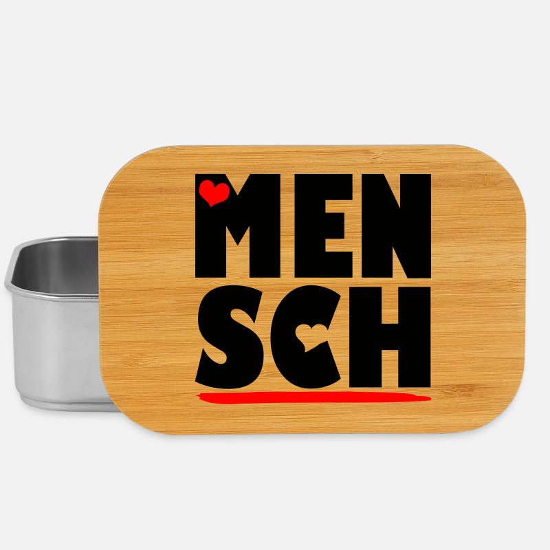 MENSCHLICHKEIT - Lunch Box - Silber