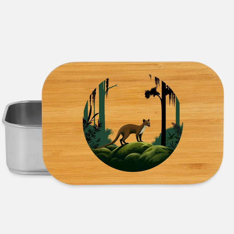 Fossa - Lunch Box - Silber