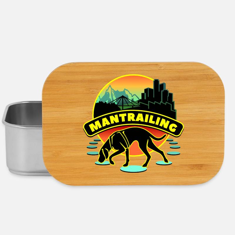 Mantrailing Retro - Lunch Box - silver