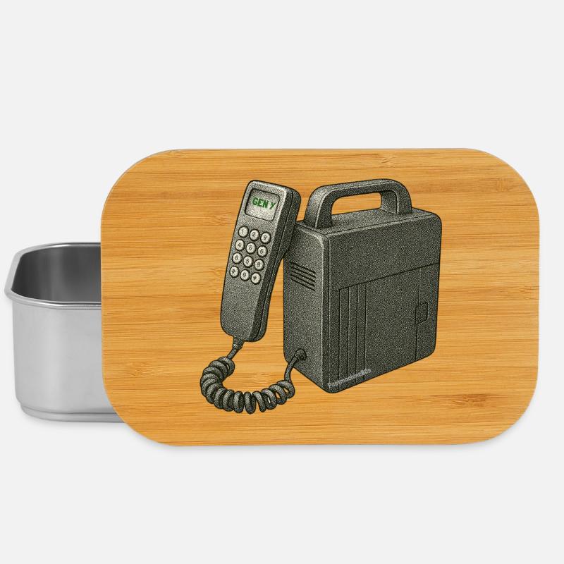 Téléphone nostalgique - Boîte à goûter - argent