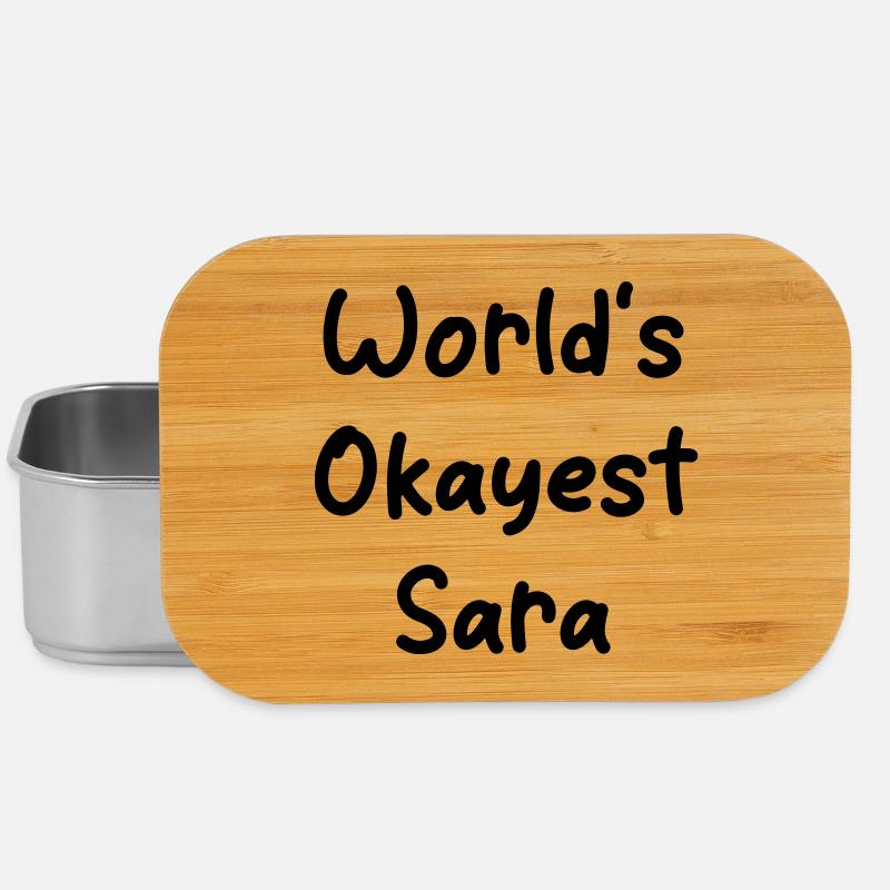 World's okayest Sara - Lunch Box - silver