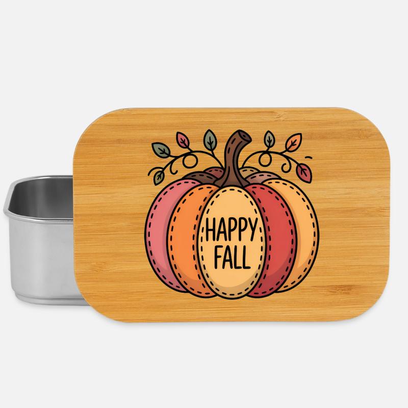 Froher Herbst Kürbisbeet - Lunch Box - Silber