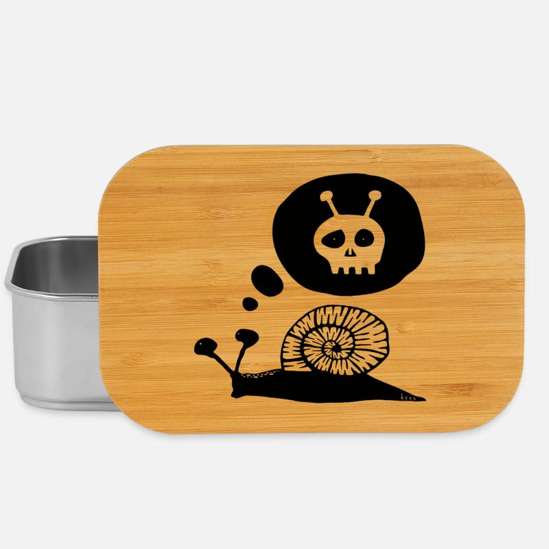 CAGOUILLE_bzzz_black - Lunch Box - Silber