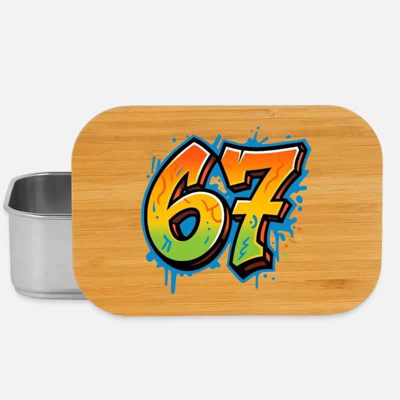 Six Seven Graffity - Lunch Box - Silber