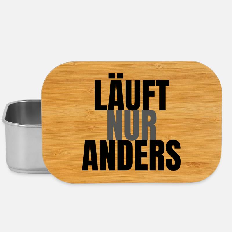 Läuft nur anders - Lunch Box - Silber